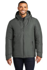 Port Authority Venture Waterproof Insulated Jacket J362 Grey Smoke