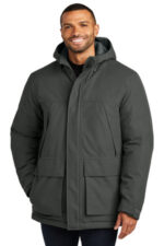Port Authority Latitude Waterproof Heavyweight Parka J363 Grey Smoke