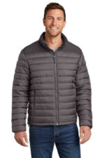 Port Authority Horizon Puffy Jacket J364 Deep Smoke/ Grey Smoke