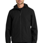 Port Authority Tech Rain Jacket J406 Deep Black
