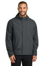 Port Authority C-FREE Rain Jacket J714 Grey Steel
