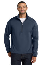 Port Authority Active 1/2-Zip Soft Shell Jacket. J716 Dress Blue Navy