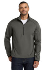 Port Authority Active 1/2-Zip Soft Shell Jacket. J716 Grey Steel