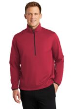 Port Authority Active 1/2-Zip Soft Shell Jacket. J716 Rich Red