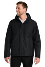 Port Authority Insulated Heavy Ripstop Jacket J721 Deep Black