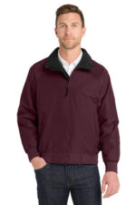 Port Authority Challenger Jacket. J754 Maroon/ True Black