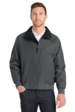 Port Authority Challenger Jacket. J754 Steel Grey/ True Black