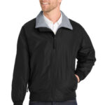 Port Authority Challenger Jacket. J754 True Black/ Grey Heather