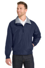 Port Authority Challenger Jacket. J754 True Navy/ Grey Heather
