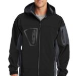 Port Authority Waterproof Soft Shell Jacket. J798 Black/ Graphite