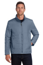 Port Authority Puffer Jacket J852 Dusk Blue