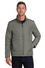 Port Authority Puffer Jacket J852 Shadow Grey