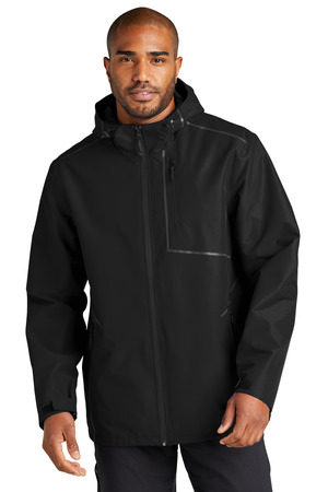 J920 - Deep Black Port Authority Collective Tech Outer Shell Jacket J920 Deep Black