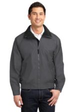 Port Authority Competitor Jacket. JP54 Deep Smoke/ Black