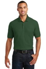 Port Authority Core Classic Pique Pocket Polo. K100P Deep Forest Green