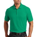 Port Authority Core Classic Pique Polo. K100 Bright Kelly Green
