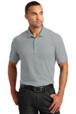 Port Authority Core Classic Pique Polo. K100 Gusty Grey