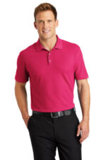 Port Authority Core Classic Pique Polo. K100 Pink Azalea