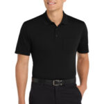 Port Authority Dry Zone UV Micro-Mesh Pocket Polo. K110P Deep Black