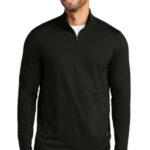Port Authority Dry Zone UV Micro-Mesh 1/4-Zip K112 Deep Black