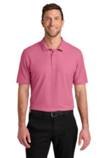 Port Authority Wearever Signature Pique Polo K200 Awareness Pink