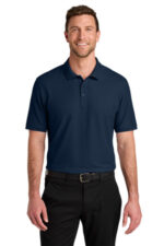 Port Authority Wearever Signature Pique Polo K200 River Blue Navy