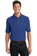 Port Authority Heavyweight Cotton Pique Polo with Pocket. K420P Royal