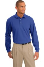 Port Authority Rapid Dry Long Sleeve Polo. K455LS Royal