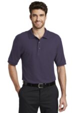 Port Authority Extended Size Silk Touch Polo K500ES Eggplant