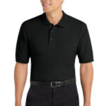 Port Authority Silk Touch Polo K500 Black