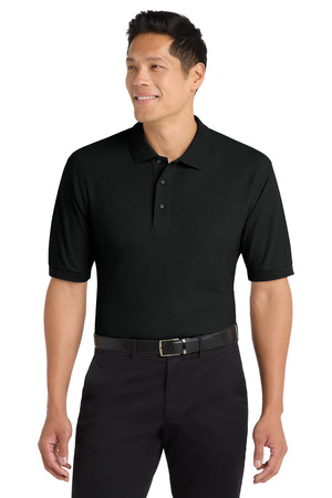 Port Authority Silk Touch Polo K500 Black