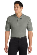 Port Authority Silk Touch Polo K500 Cool Grey