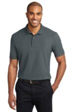Port Authority Stain-Release Polo. K510 Steel Grey