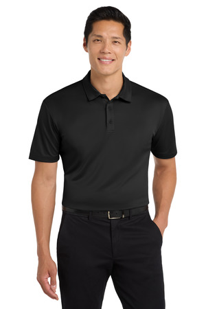 Port Authority Tall Silk Touch Performance Polo. TLK540 Black