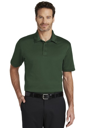 Port Authority Silk Touch Performance Polo. K540 Dark Green
