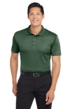 Port Authority Heathered Silk Touch Performance Polo. K542 Green Glen Heather