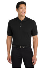 Port Authority Stretch Pique Polo. K555 Black