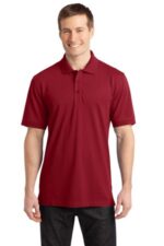 Port Authority Stretch Pique Polo. K555 Chili Red