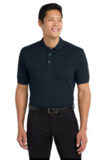 Port Authority Stretch Pique Polo. K555 Dress Blue Navy