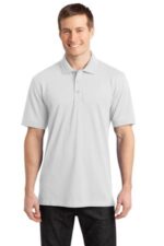 Port Authority Stretch Pique Polo. K555 White