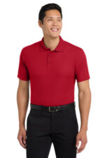 Port Authority Dry Zone Grid Polo. K572 Engine Red