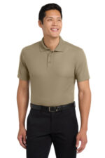Port Authority Dry Zone Grid Polo. K572 Tan