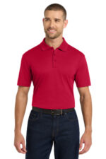 Port Authority Rapid Dry Mesh Polo. K573 Engine Red