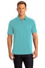 Port Authority Digi Heather Performance Polo. K574 Maui Blue