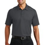 Port Authority Pinpoint Mesh Polo. K580 Battleship Grey