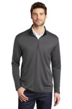 Port Authority Silk Touch Performance 1/4-Zip K584 Steel Grey/ Black