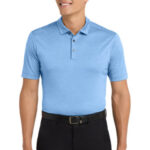 Port Authority Shadow Stripe Polo. K585 Carolina Blue