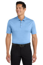 Port Authority Shadow Stripe Polo. K585 Carolina Blue