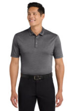 Port Authority Shadow Stripe Polo. K585 Deep Black