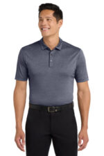 Port Authority Shadow Stripe Polo. K585 River Blue Navy